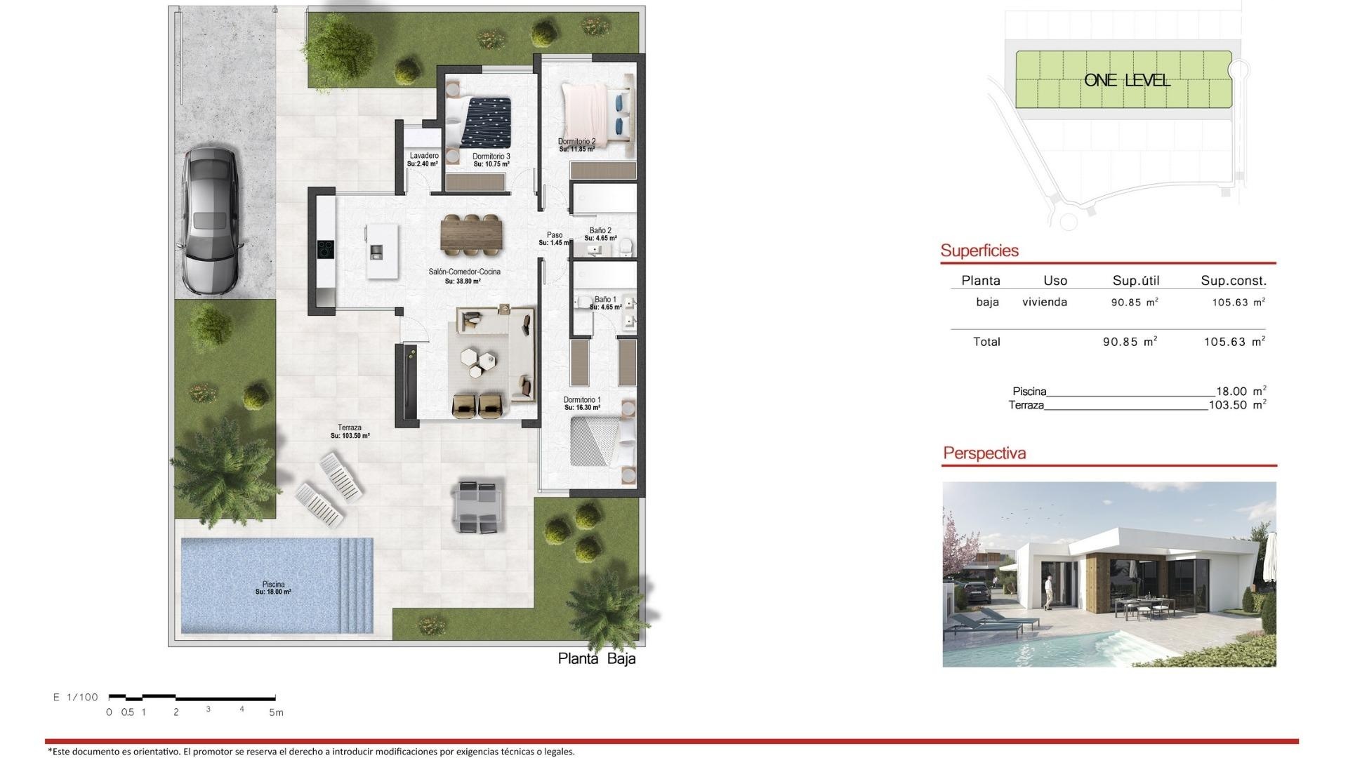 Neubau - Villa - Banos y Mendigo - Altaona Golf And Country Village