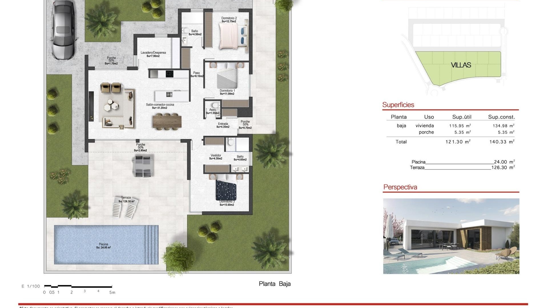 Neubau - Villa - Banos y Mendigo - Altaona Golf And Country Village