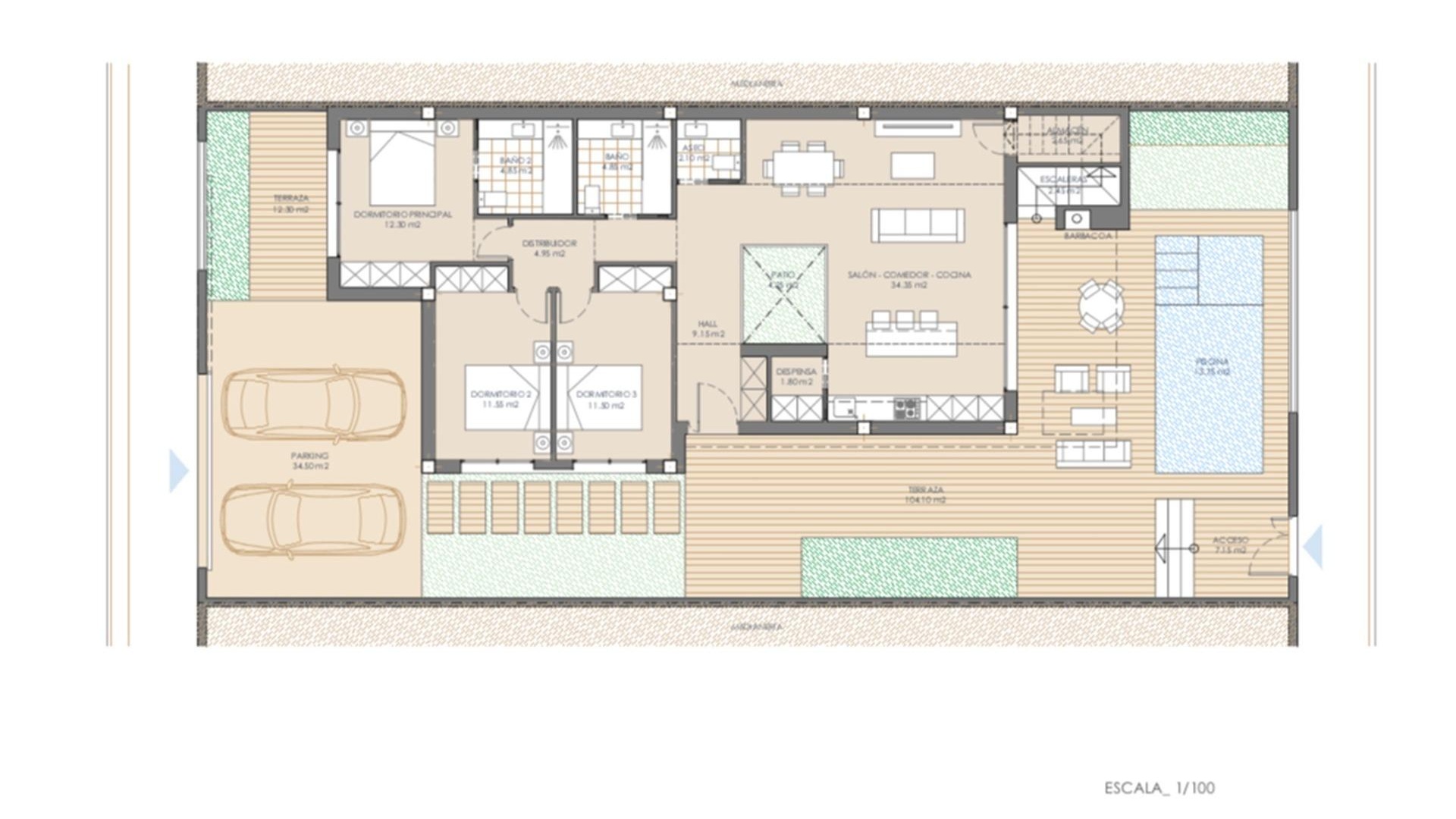 Neubau - Villa - San Juan de Los Terreros - Las Mimosas