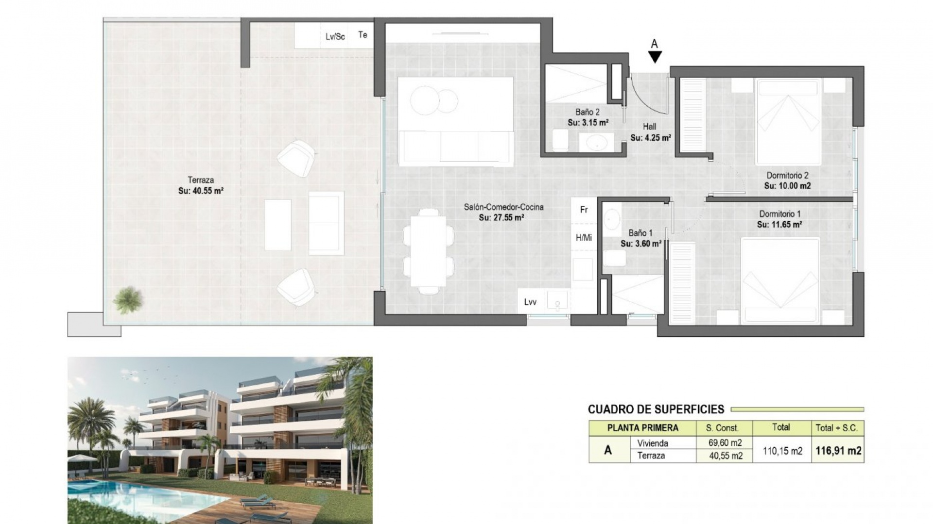 Neubau - Wohnung - Alhama De Murcia - Condado De Alhama Resort