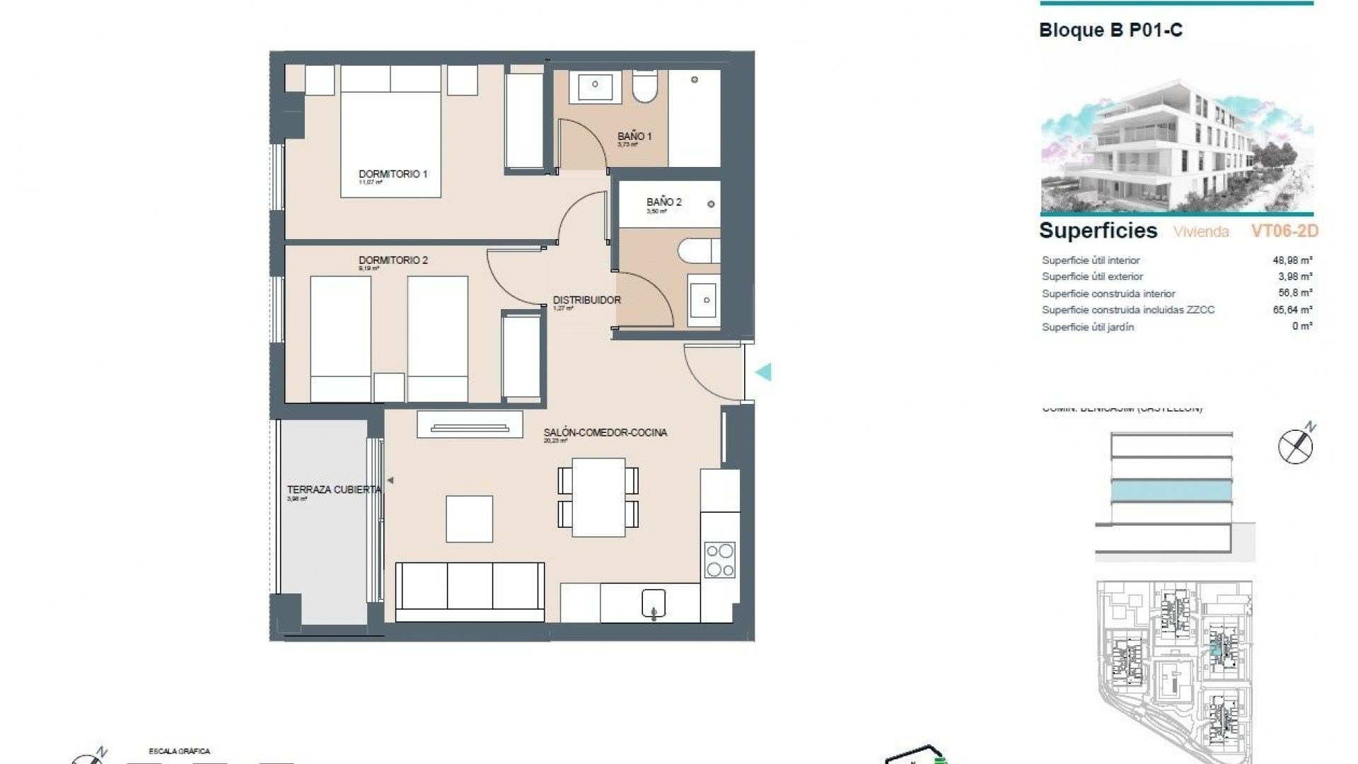 Neubau - Wohnung - Benicassim - Almadraba