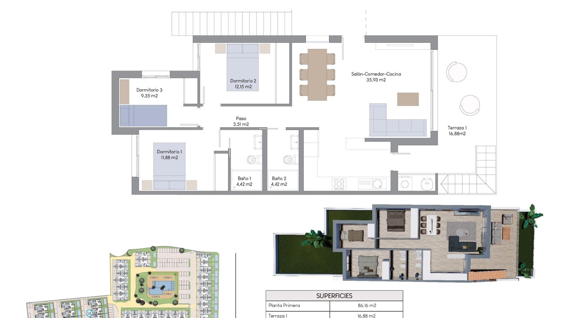 Neubau - Wohnung - Finestrat - Finestrat Hills