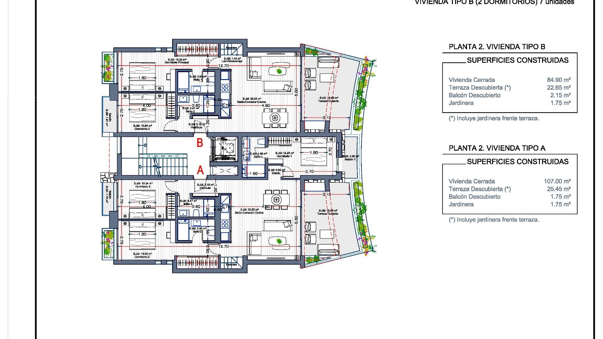 Neubau - Wohnung - La Manga Club - Las Orquideas