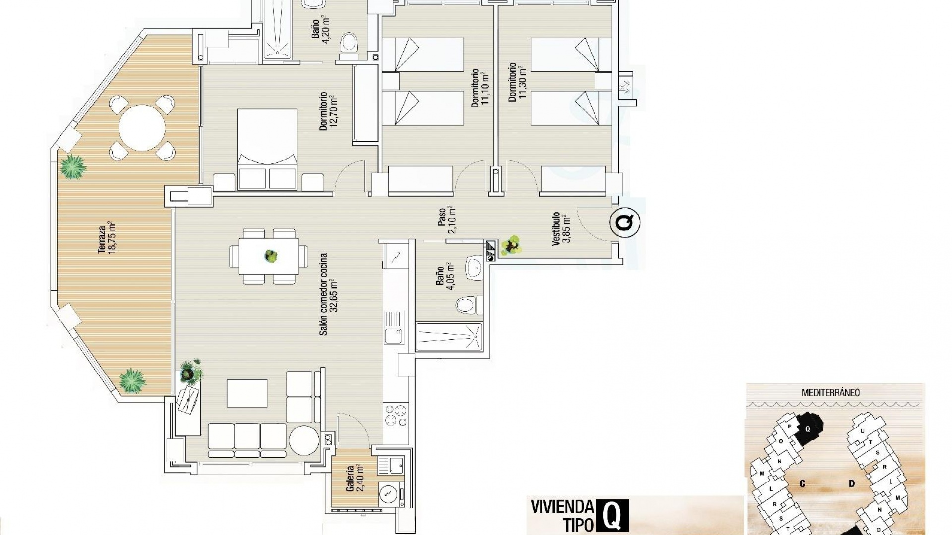 Neubau - Wohnung - La Manga Del Mar Menor - la manga