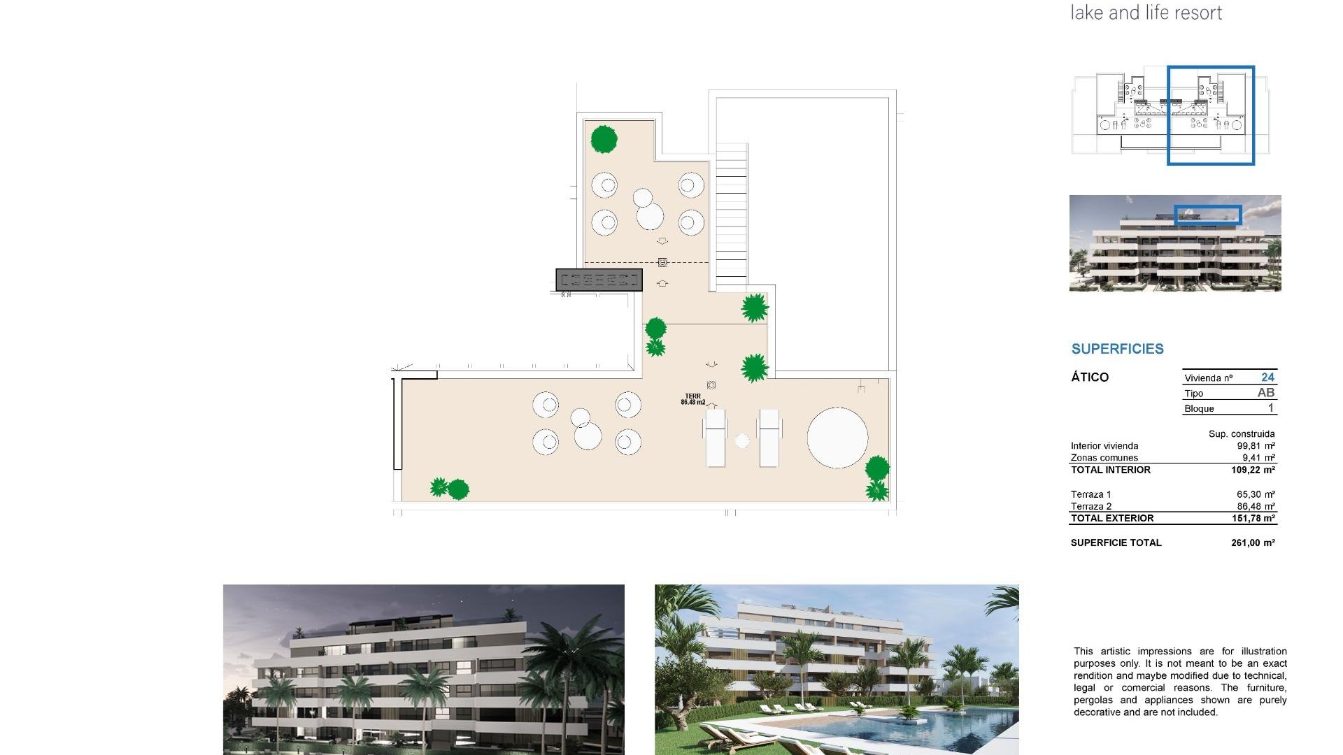 Neubau - Wohnung - Los Alcazares - Santa Rosalia Lake and Life Resort