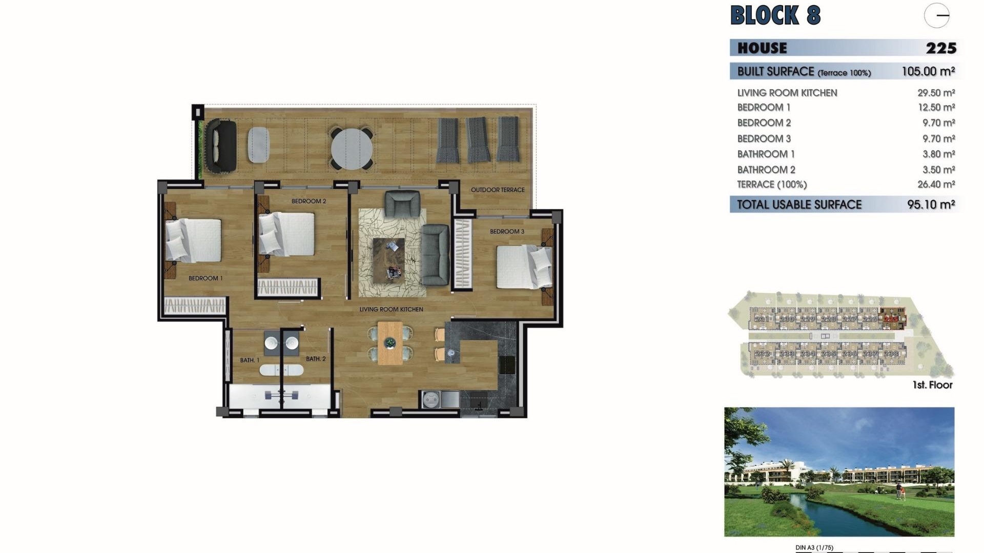 Neubau - Wohnung - Los Alcazares - Serena Golf