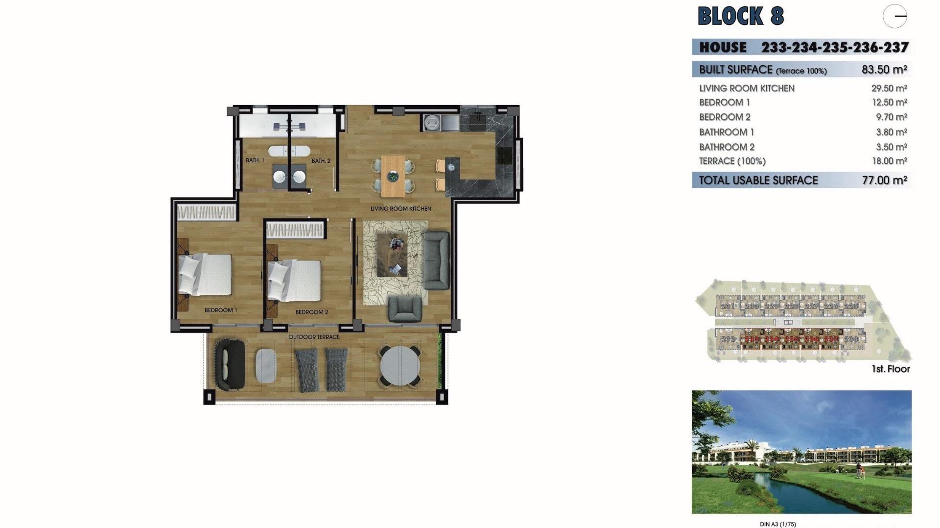 Neubau - Wohnung - Los Alcazares - Serena Golf