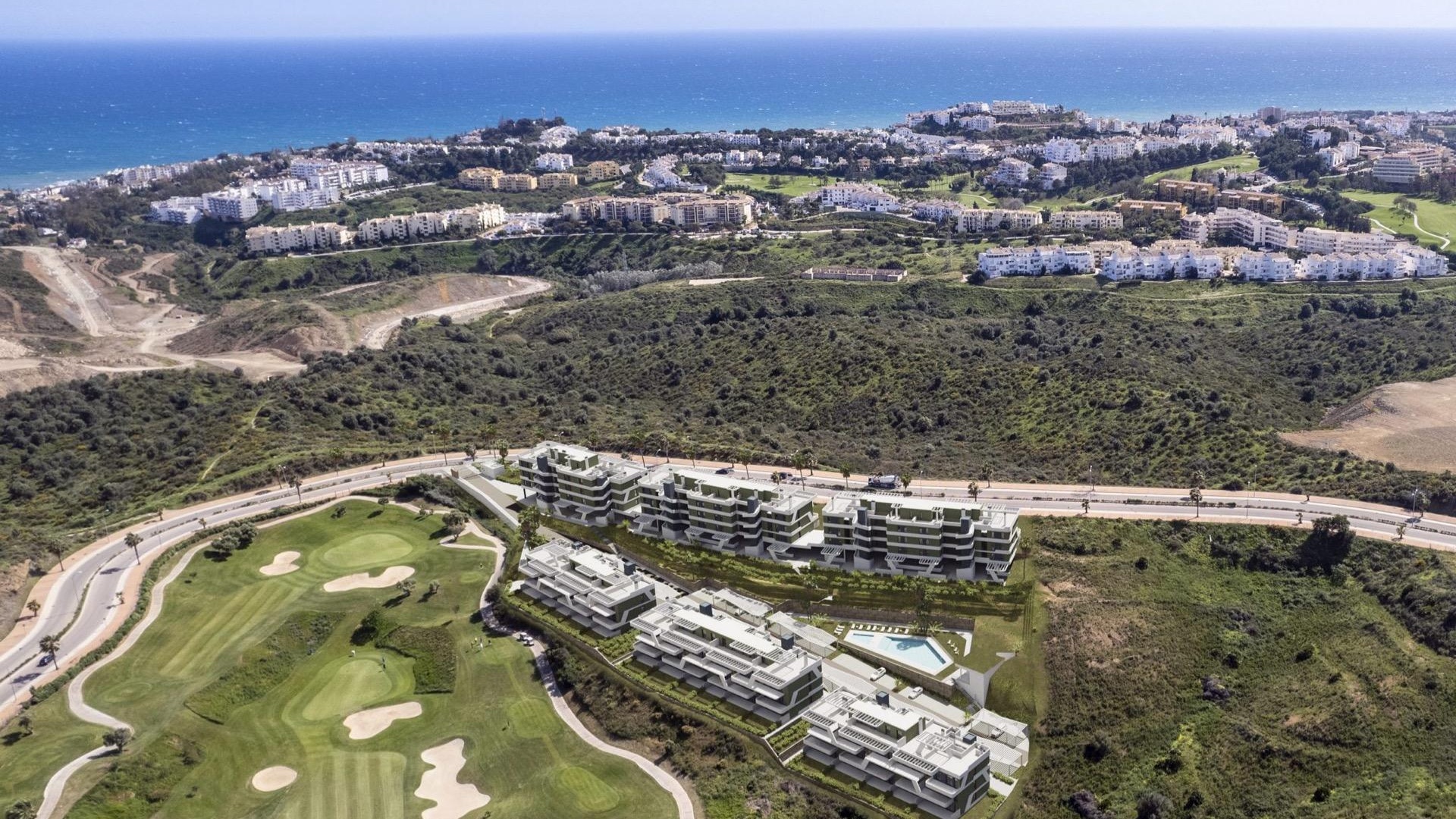 New Build - Apartment - Mijas - Calaburra - Chaparral