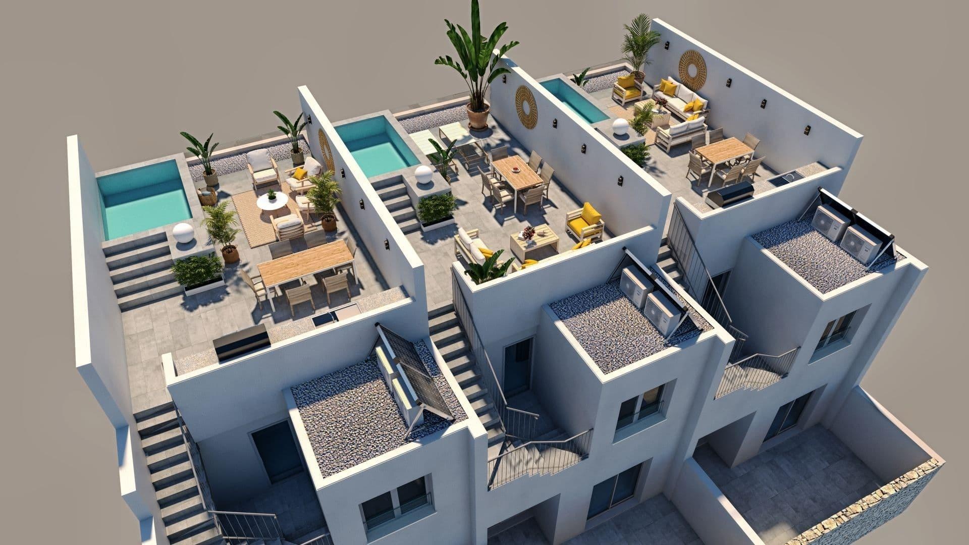 New Build - Townhouse - Torre de la Horadada - Costa Blanca South