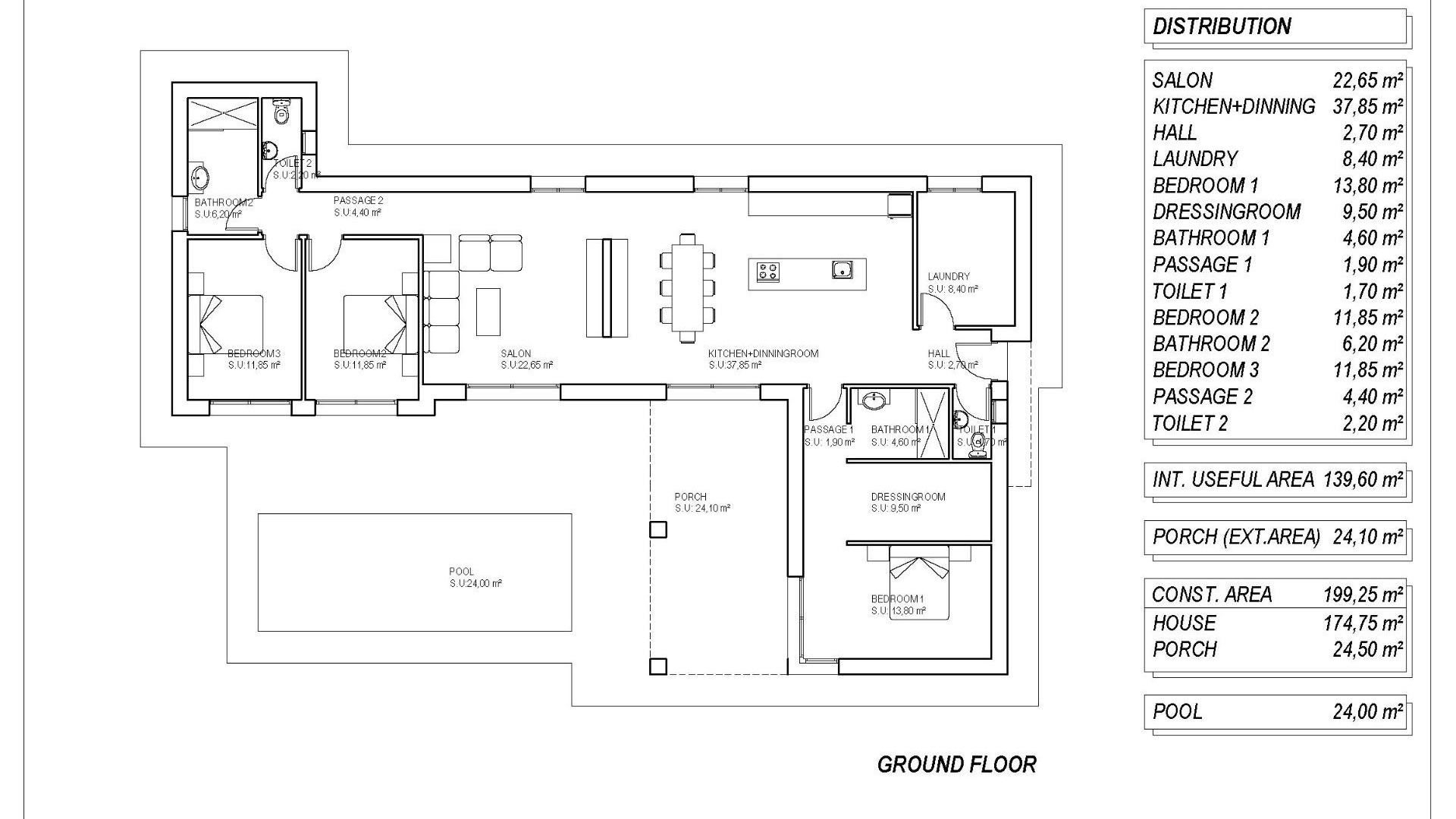 New Build - Villa - Pinoso - Campo