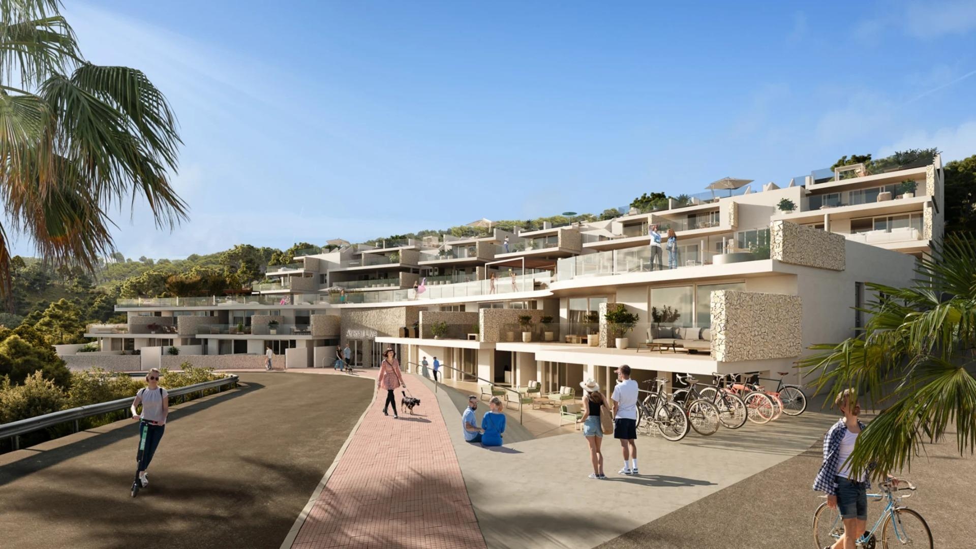 Nieuw gebouw - Appartement - Arenal d´en Castell - pueblo