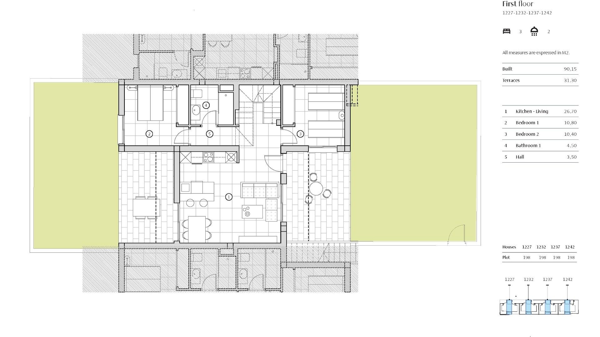 Nieuw gebouw - Herenhuis - Algorfa - La Finca Golf