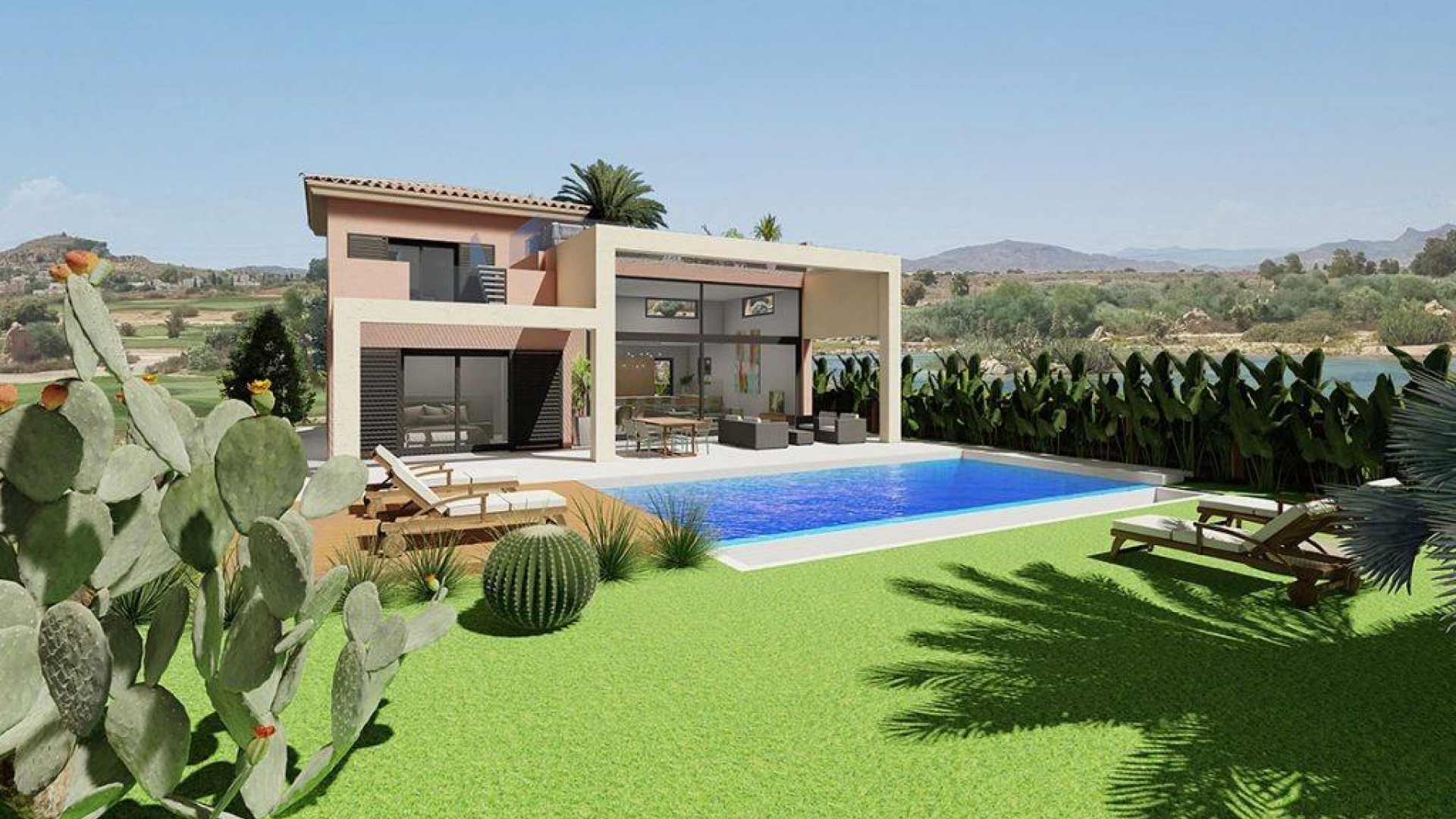 Nieuw gebouw - Villa - Cuevas Del Almanzora - Desert Spring Golf