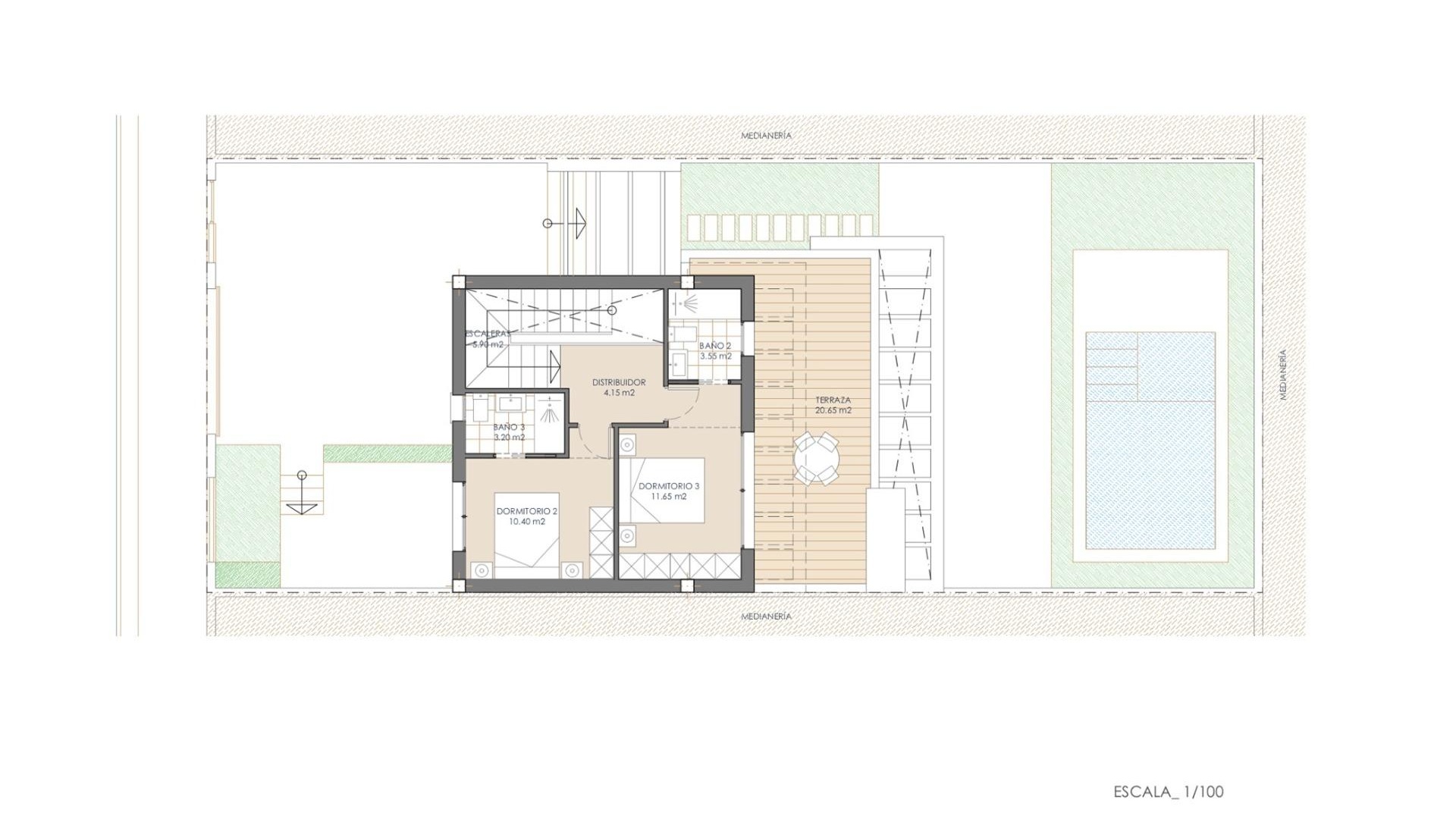 Nieuw gebouw - Villa - San Juan de Los Terreros - Las Mimosas