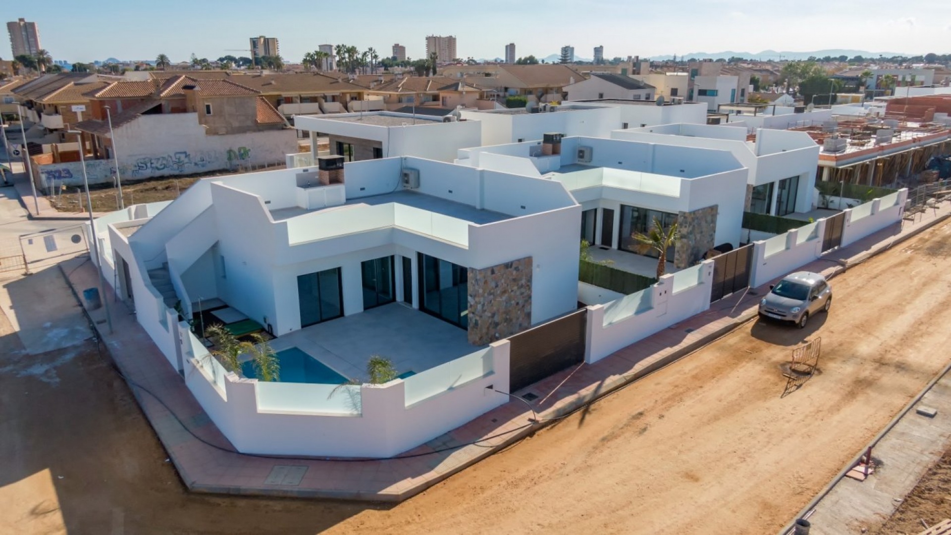 Nieuw gebouw - Villa - Santiago de la Ribera - Dos Mares