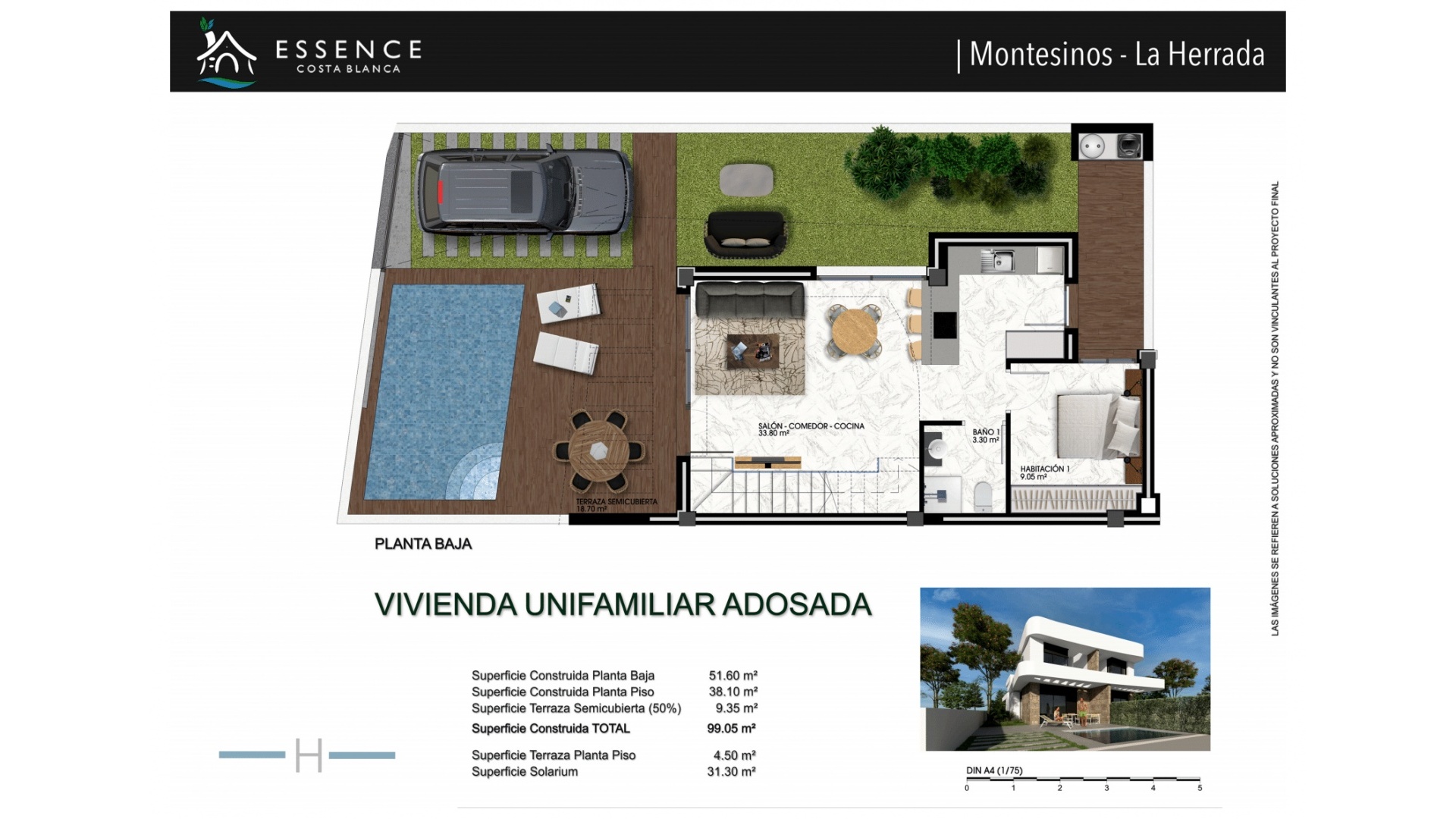 Nouvelle construction - Maison de ville - Los Montesinos - Res. Essence