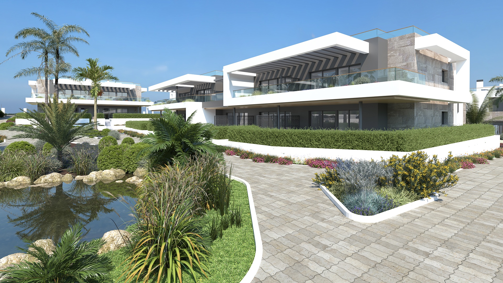 Nouvelle construction - Maison de ville - Torrevieja - Lagoons Village Laguna Rosa