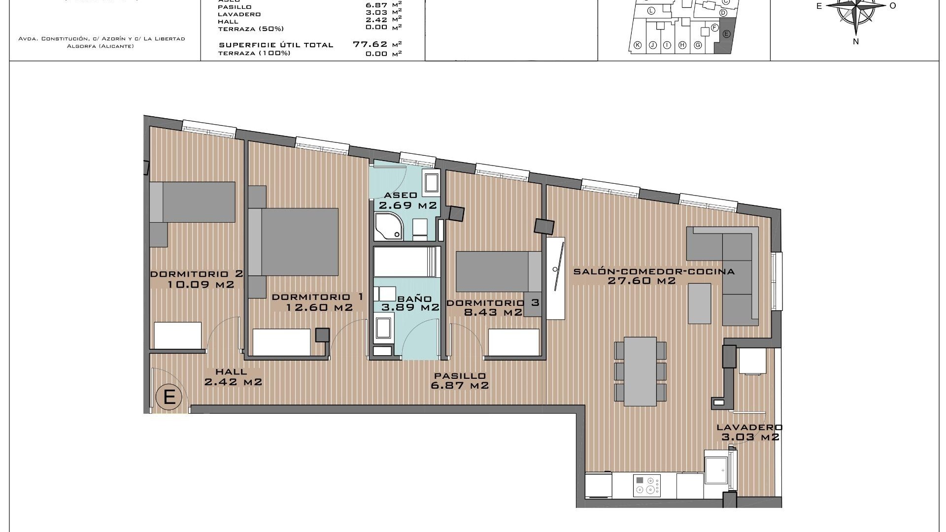 Nieuw gebouw - Appartement - Algorfa - Pueblo