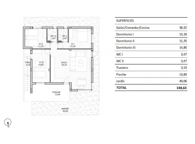 Neubau - Bungalow - San Miguel de Salinas - Pueblo