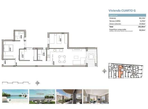 Nieuw gebouw - Appartement - Guardamar del Segura - Pueblo