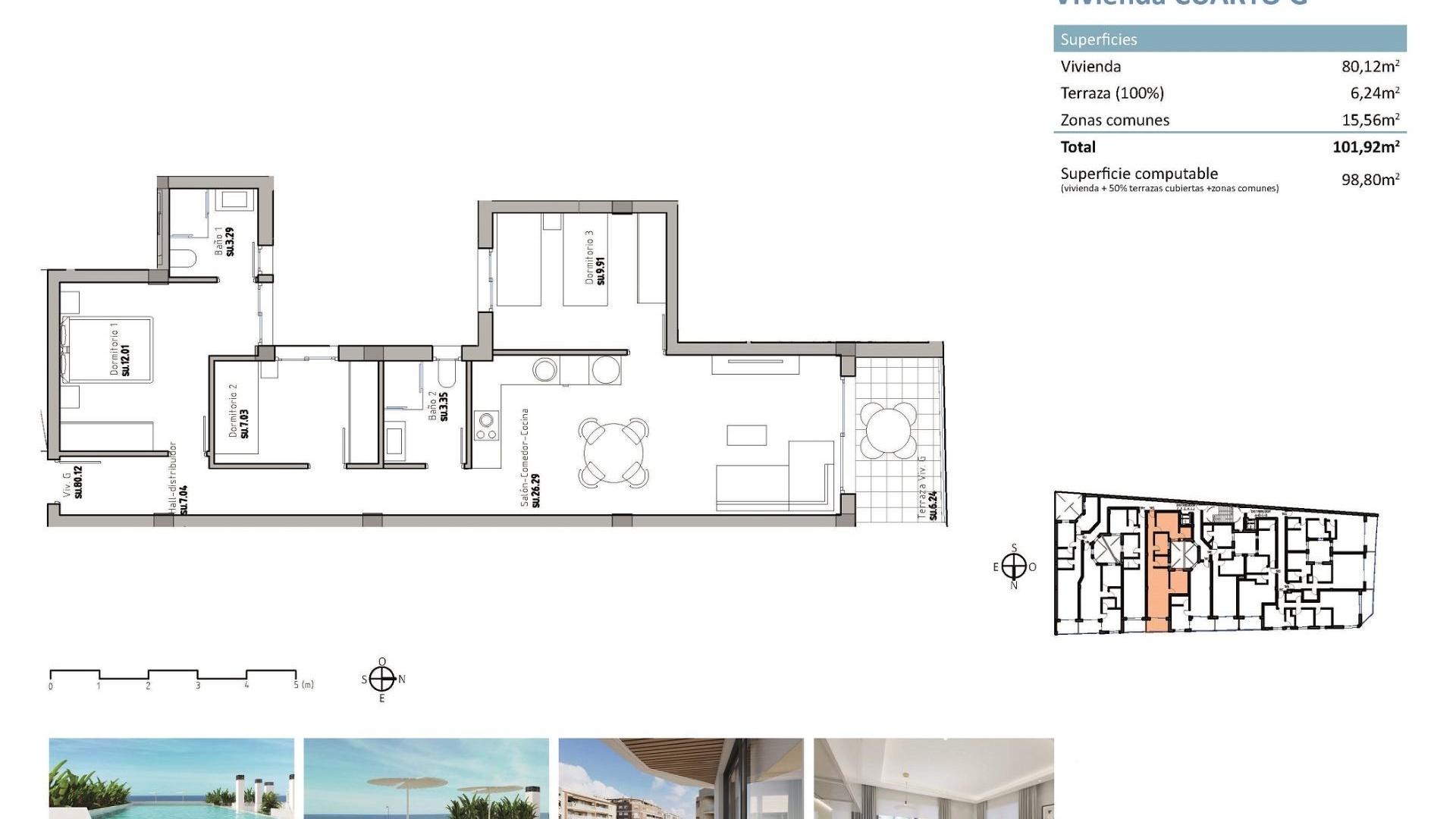 New Build - Apartment - Guardamar del Segura - Pueblo