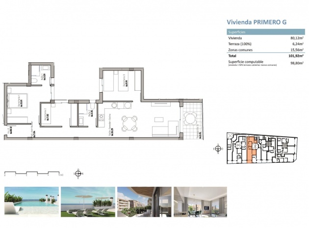 Nouvelle construction - Appartement - Guardamar del Segura - Pueblo