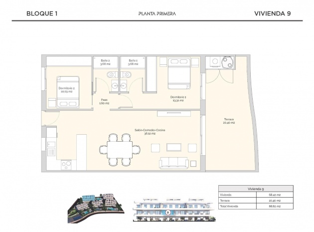 Nieuw gebouw - Appartement - Finestrat - Golf Piug Campana