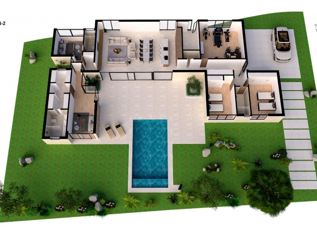 Nouvelle construction - Villa - BAOS Y MENDIGO - Altaona Golf And Country Village