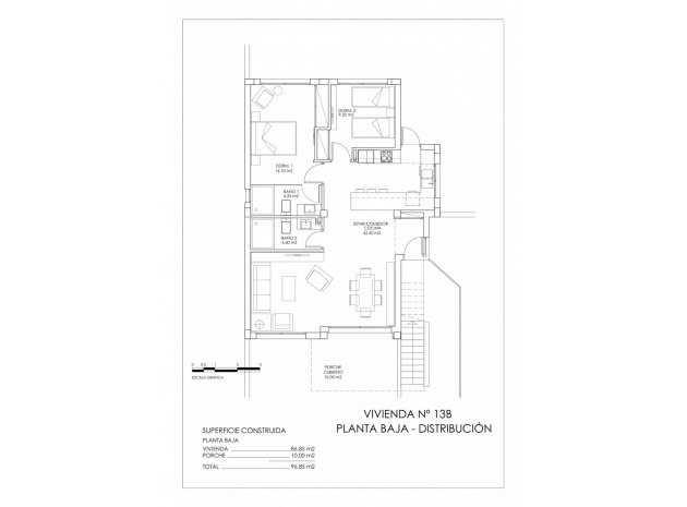 Nybyggnad - Bungalow - San Miguel de Salinas - Urbanizaciones