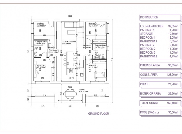 New Build - Villa - Pinoso - Campo