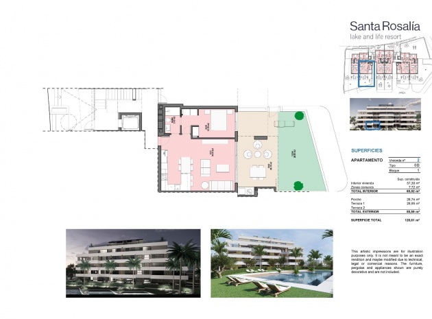 Nouvelle construction - Appartement - Los Alcazares - Santa Rosalia Lake and Life Resort