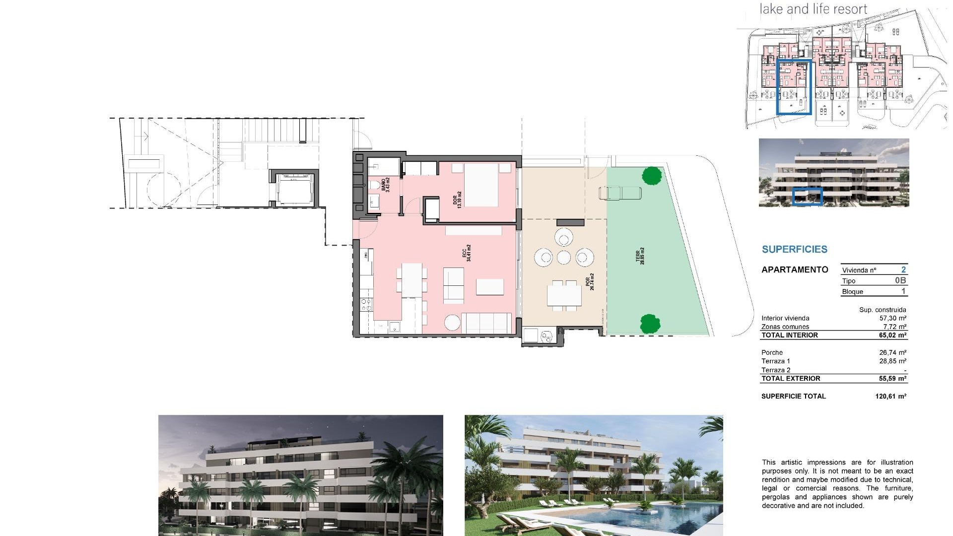 Neubau - Wohnung - Los Alcazares - Santa Rosalia Lake and Life Resort