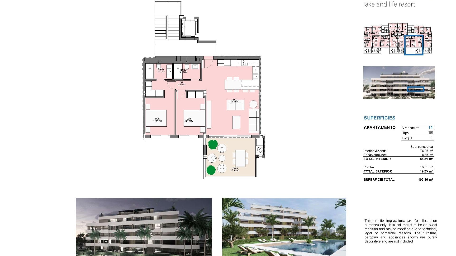 Neubau - Wohnung - Torre Pacheco - Santa Rosalia Lake And Life Resort