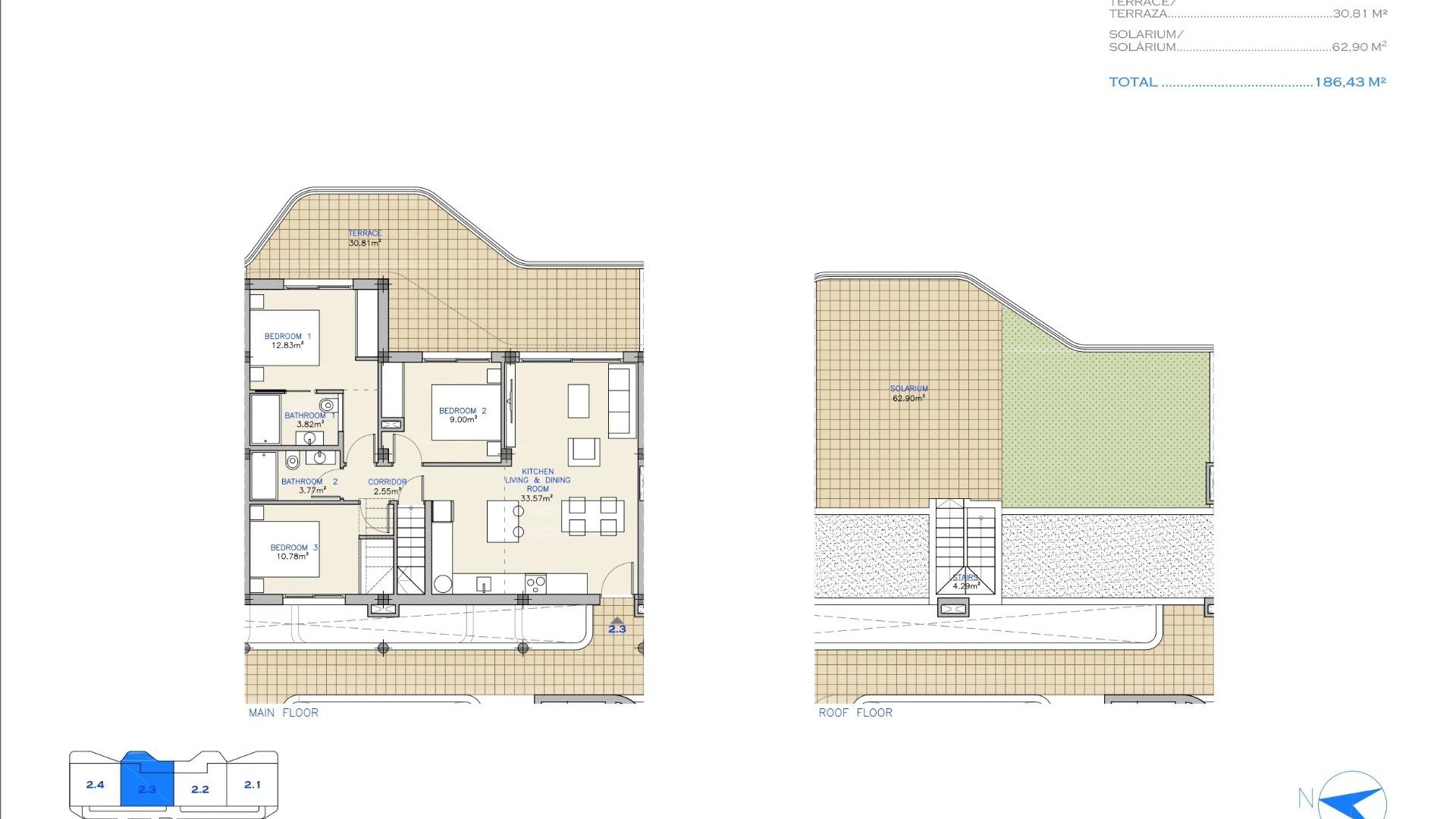 Neubau - Wohnung - Los Alcazares - Serena Golf