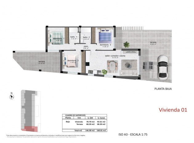 Nieuw gebouw - Appartement - Pilar de la Horadada - Polígono Industrial Zona Raimundo Bened