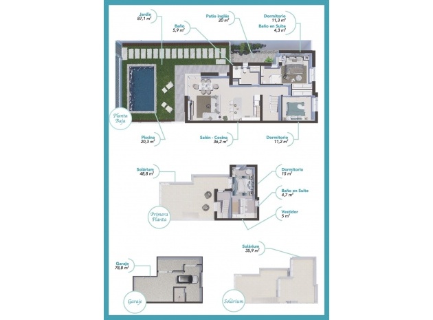 Nieuw gebouw - Villa - Los Alcazares - Serena Golf