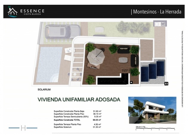 Nybyggnad - Radhus - Los Montesinos - Res. Essence
