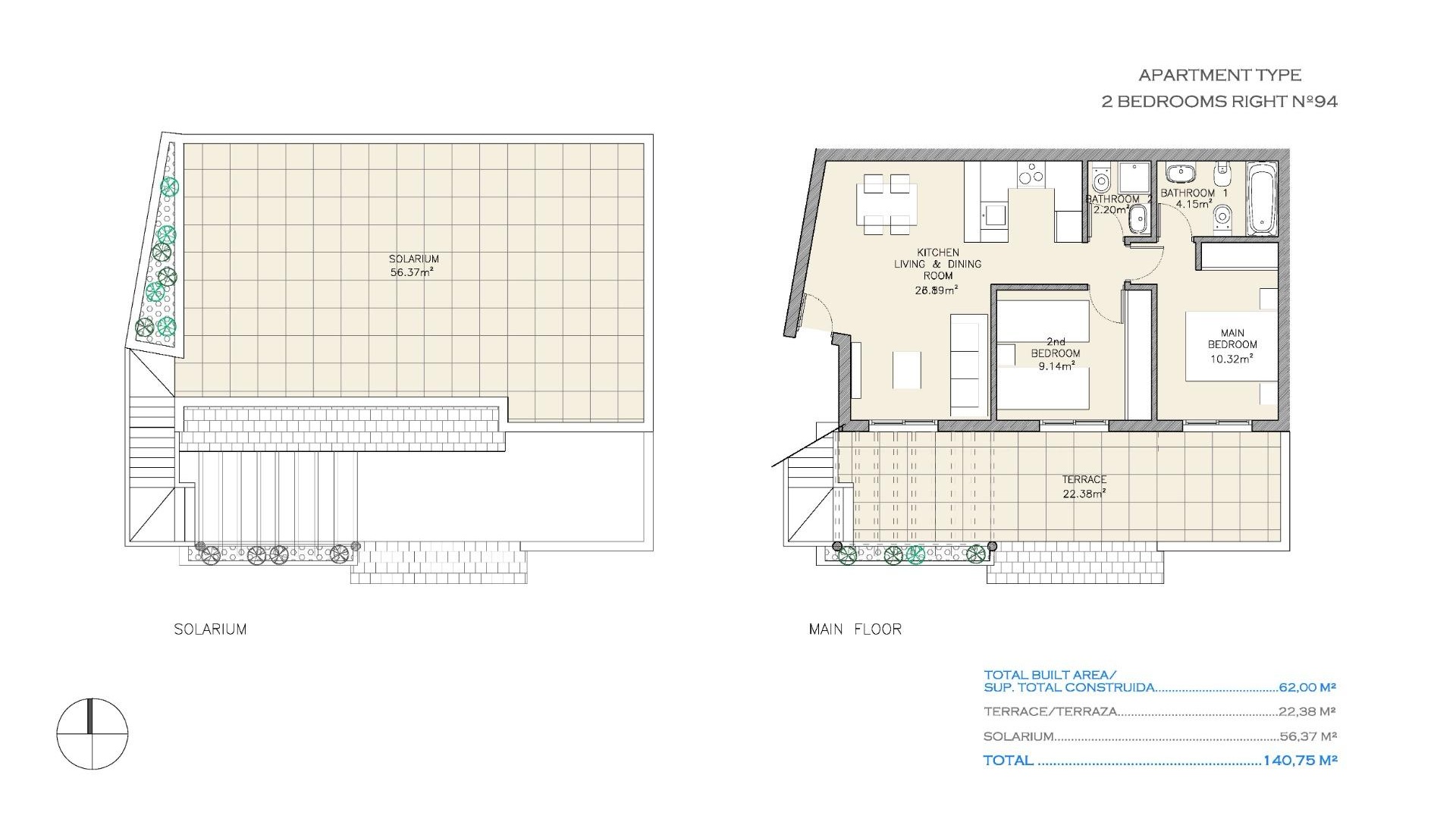 Neubau - Wohnung - Aguilas - Collados