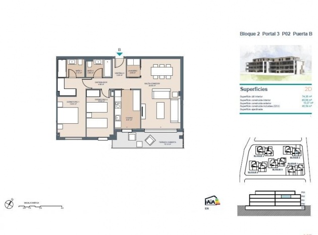 Nieuw gebouw - Appartement - Godella - Urb. Campolivar