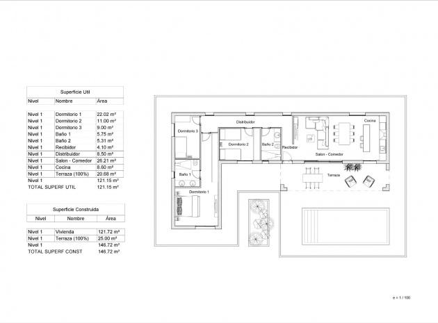 New Build - Villa - Pinoso - Lel